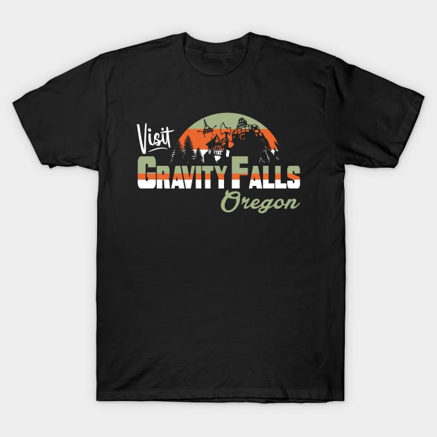 Visit Gravity Falls T-Shirt by WMKDesign